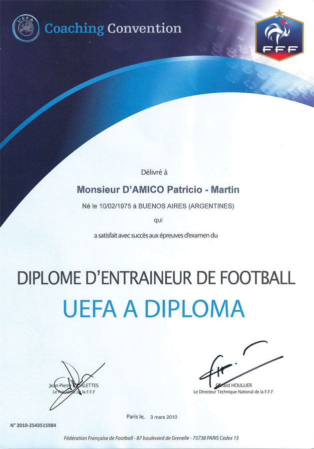 Diplome B Uefa